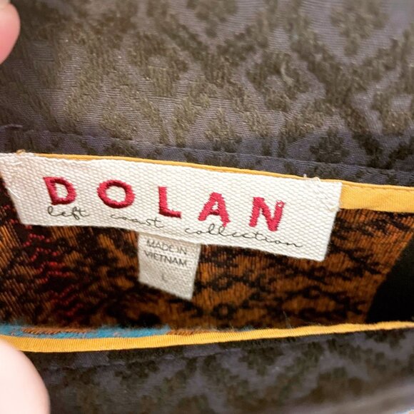 Anthropologie Dolan Jacquard Pencil Skirt, Size Large - Picture 5 of 6